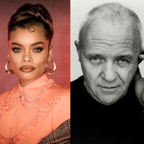 الصور من أنتوني هوبكنز وأدرا داي - انستغرام @psfilmfest