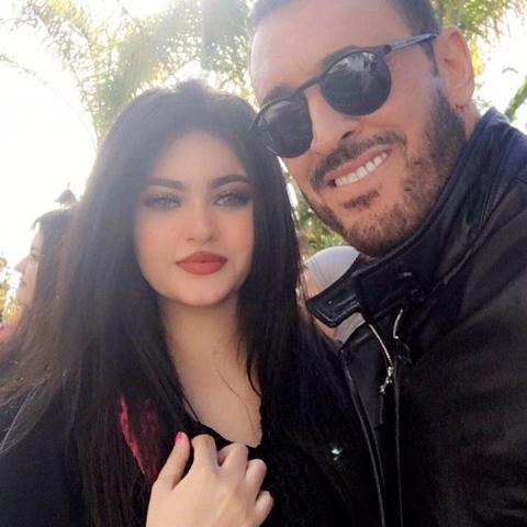 ندى الساهر مع عمها كاظم الساهر