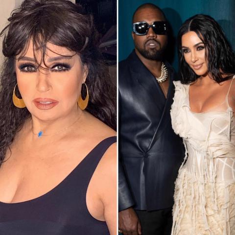 فيفي عبده وكيم كارداشيان وكانييه ويست-صورة معدلة من السوشيال ميديا