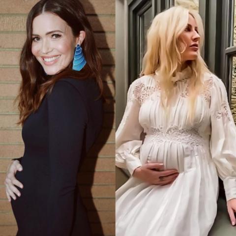 صورة ماندي مور من حسابها على انستغرام وايلي غولدنغ من مقابلتها مع &quot;فوغ&quot;