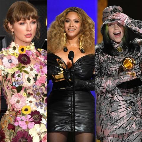 صور بيونسيه، بيلي أيليش وتايلور سويفت في حفل &quot;الغرامي&quot;