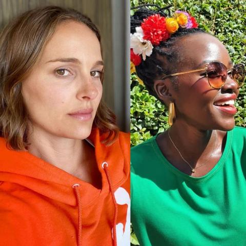 صور ناتالي بورتمان ولوبيتا نيونغو من صفحتيهما على انستغرام