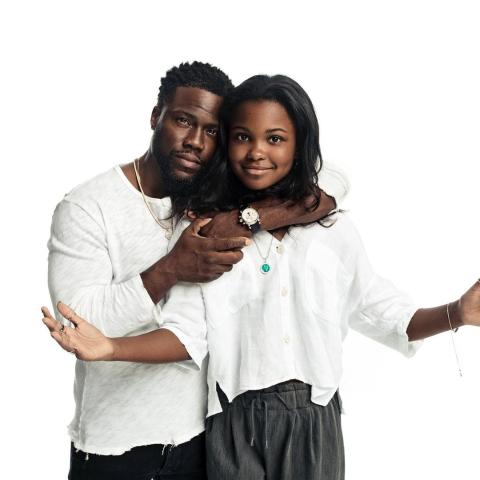 كيفن هارت وابنته هيفن - انستغرام @kevinhart4real