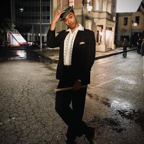 ريج جان بادج من فيلم Sylvie's Love - انستغرام @regejean