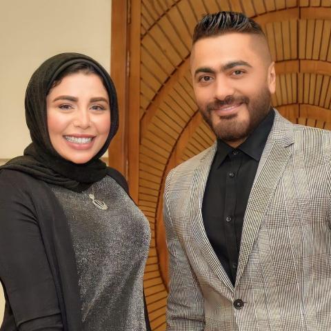 تامر حسني وآية مكرم-صورة من انستغرام
