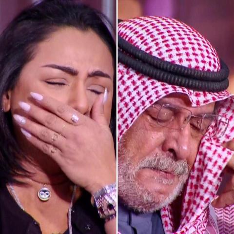 صالح البلام وهند البلوشي-صورة معدلة من السوشيال ميديا