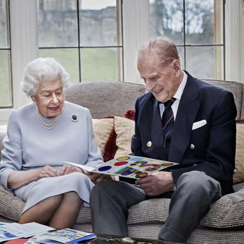 الأمير فيليب و الملكة اليزابيث/ الصورة من انستغرام theroyalfamily@