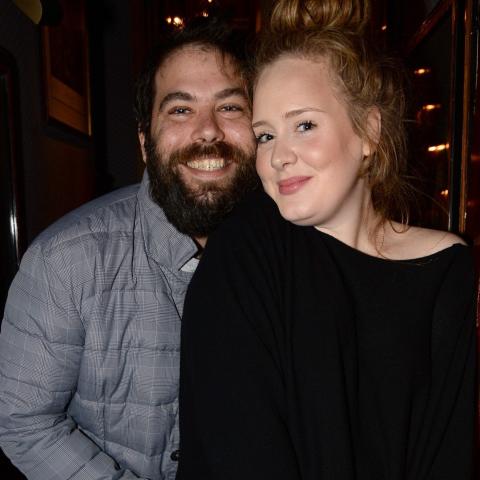 اديل وزوجها / سابقاً