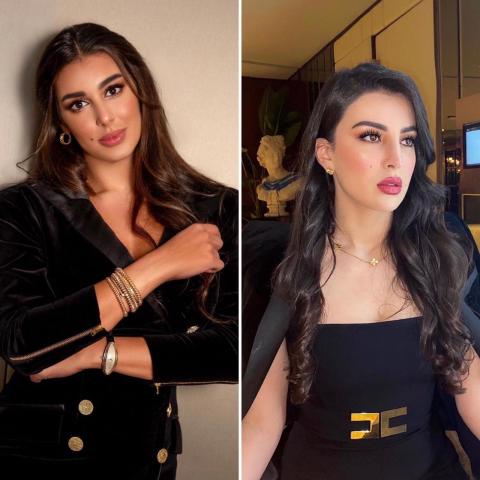 ياسمين صبري وشبيهتها المغربية سكينة الرحباني