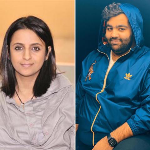 هبة مشاري حمادة وعبد العزيز النصار