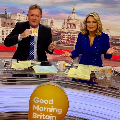 بيرس مورغان من برنامجه &quot;بريطانيا صباح الخير&quot;