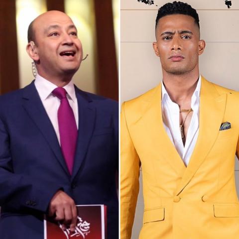 أخذ ورد بين عمرو أديب ومحمد رمضان