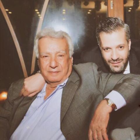 زين العمر مع والده الراحل