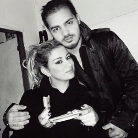 جوزيف عطية مع الراحلة ريم غزالي