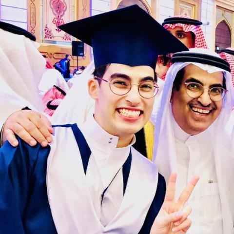 اليوتيوبر عبدالله بكر مع والده خالد بكر