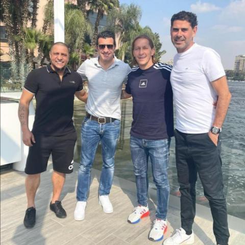 روبيرتو كارلوس ولويس فيجو وميشيل سلجادو