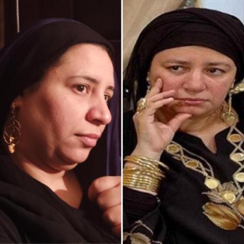 عبلة كامل وشبيهتها هند العبد