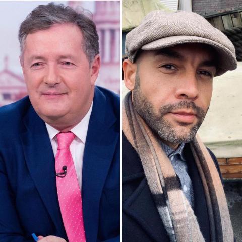 بيرس مورغان وأليكس بيريسفورد -صورة معدلة من السوشيال ميديا