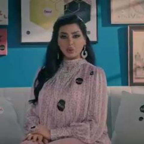 ريم عبدالله خلال تقليدها لجين عمران