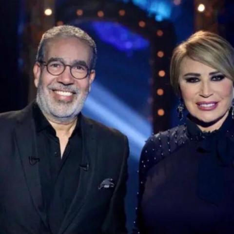 مدحت العدل مع إيناس الدغيدي في برنامج &quot;شيخ الحارة و الجرئية&quot;