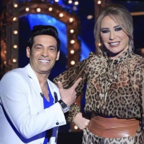 سعد الصغير مع إيناس الدغيدي &quot;&quot;- الصورة من انستاغرام