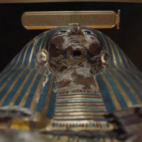 صور متداولة من نقل موكب المومياوات الملكية إ