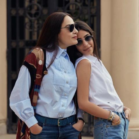 شريهان وابنتها - الصورة من انستغرام شريهان