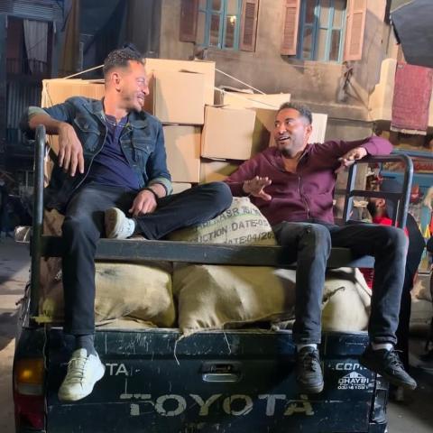 مصطفى شعبان وعمرو سعد في &quot;ملوك الجدعنة&quot; - انستغرام @mostafashaban