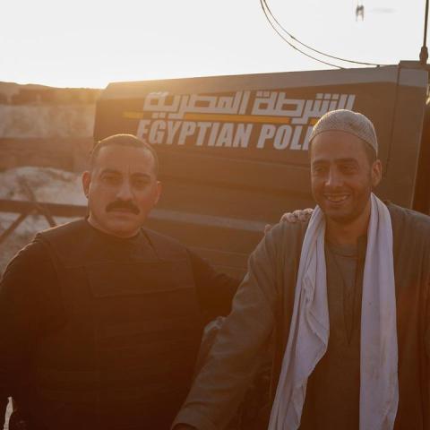 محمد دياب وعصام السقا في &quot;نسل الأغراب&quot;- انستغرام @diabel3aw