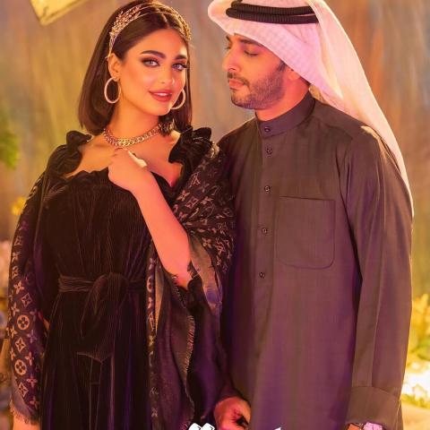 ليالي دهراب وأحمد النجار -صورة من انستغرام