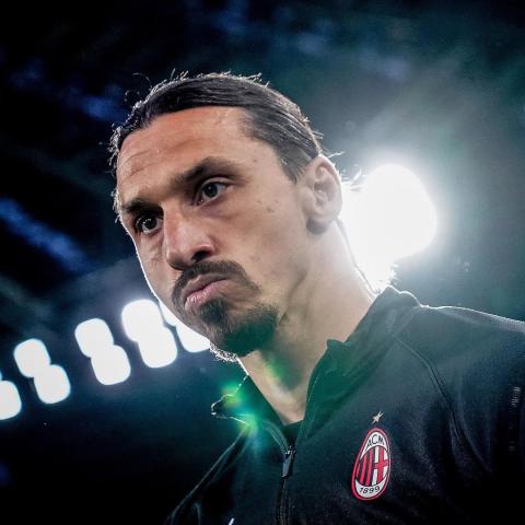 زلاتان ابرهيموفيتش- انستغرام @acmilan