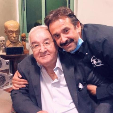 كريم عبدالعزيز و والده