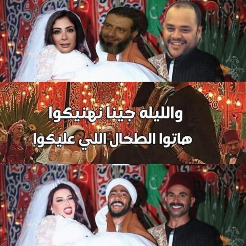 أبرز التعليقات على صور عرس محمد رمضان وسمية الخشاب بحضور أحمد سعد!