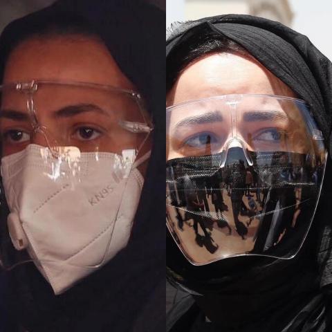 ايمي ودنيا سمير غانم من جنازة والدهما