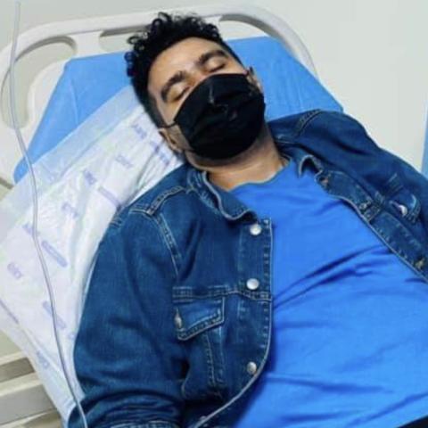 اسلام ابراهيم يطمئن الجمهور &quot;التهاب حاد في جدار المعدة أدى إلى التهابات في القولون &quot;