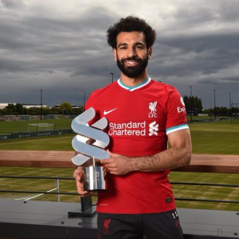 محمد صلاح-صورة من &quot;تويتر&quot;