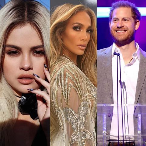 الأمير هاري وجنيفر لوبيز وسيلينا غوميز