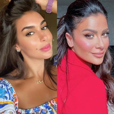 ياسمين صبري وصبا مبارك