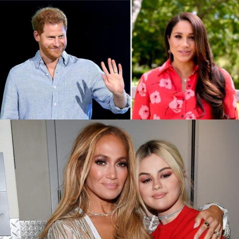 ميغان وهاري وجنيفر لوبيز وسيلينا غوميز