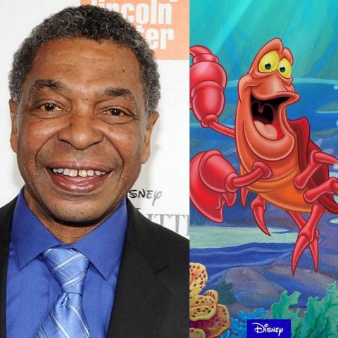 صموئيل رايت وسيباستيان في The Little Mermaid