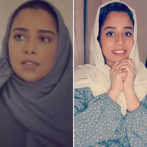 رحاب بخاري وبلقيس-صورة معدلة من السوشيال ميديا