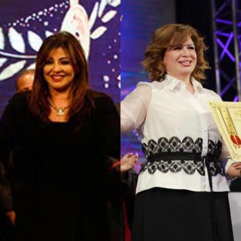 مساكشات هالة صدقي والهام شاهين في مهرجان المركز الكاثوليكي