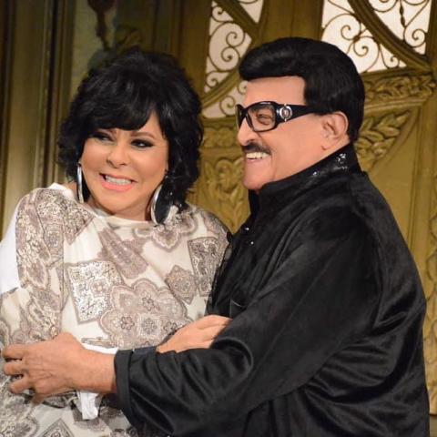 إسعاد يونس مع الراحل سمير غانم