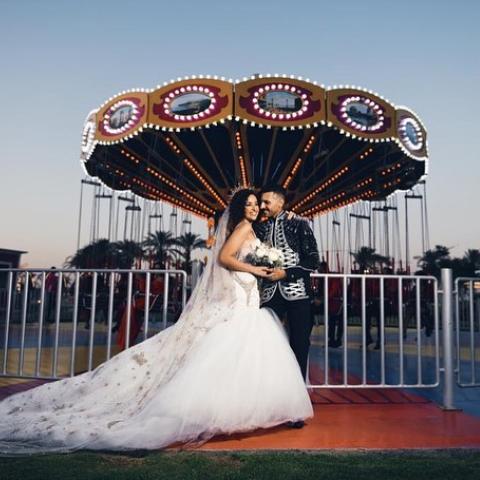 حسن أبو الروس وعروسه غادة الوالي