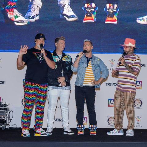 فريق يجمع بين أعضاء فريق Backstreet Boys وفريق Nsync - انستغرام @lancebass