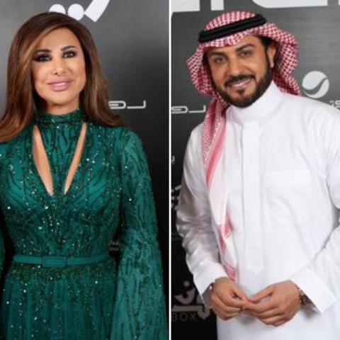 ماجد المهندس ونجوى كرم-صورة معدلة من السوشيال ميديا