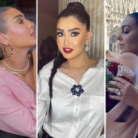 ياسمين صبري، غادة عبد الرازق وجورجينا رودريغيز بنفس تسريحة الشعر