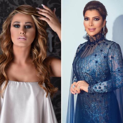 أصالة وريم نصري-صورة معدلة من السوشيال ميديا