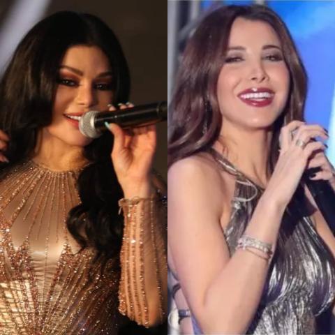 نانسي عجرم وهيفاء وهبي