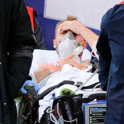 كريستيان إريكسن-صورة من السوشيال ميديا